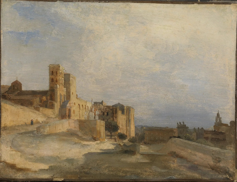 Zamek papieży - Jean-Baptiste Camille Corot