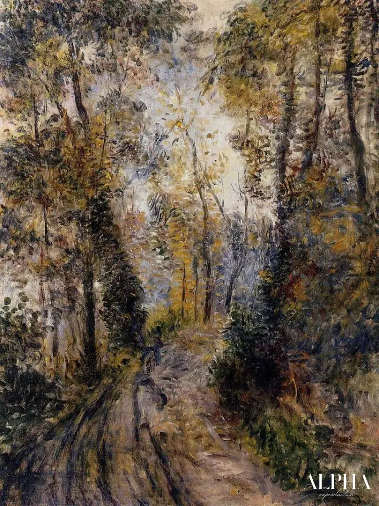 Le chemin à travers la forêt - Pierre-Auguste Renoir - Reproductions de tableaux et peintures haut de gamme