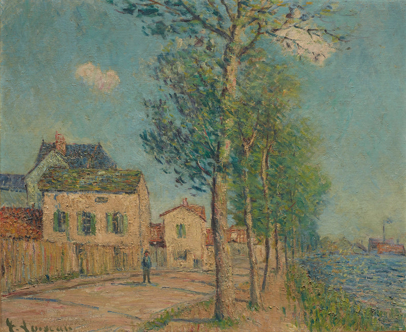 Droga nad brzegiem rzeki - Gustave Loiseau