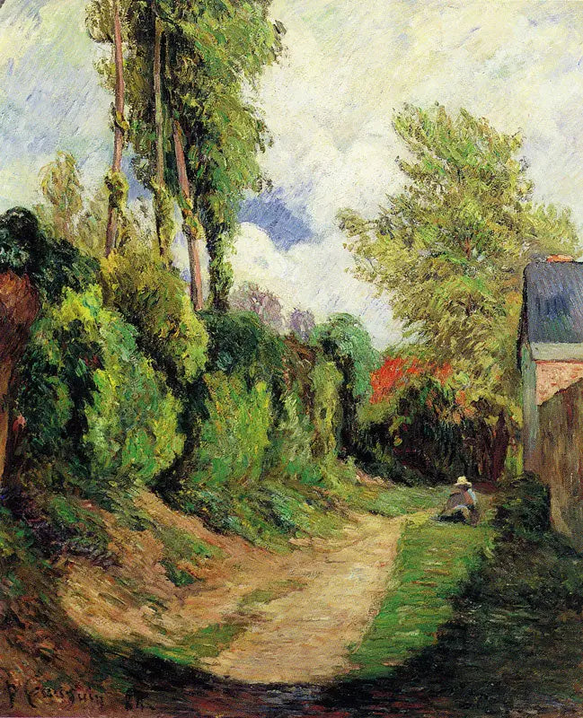 Wąska droga - Paul Gauguin