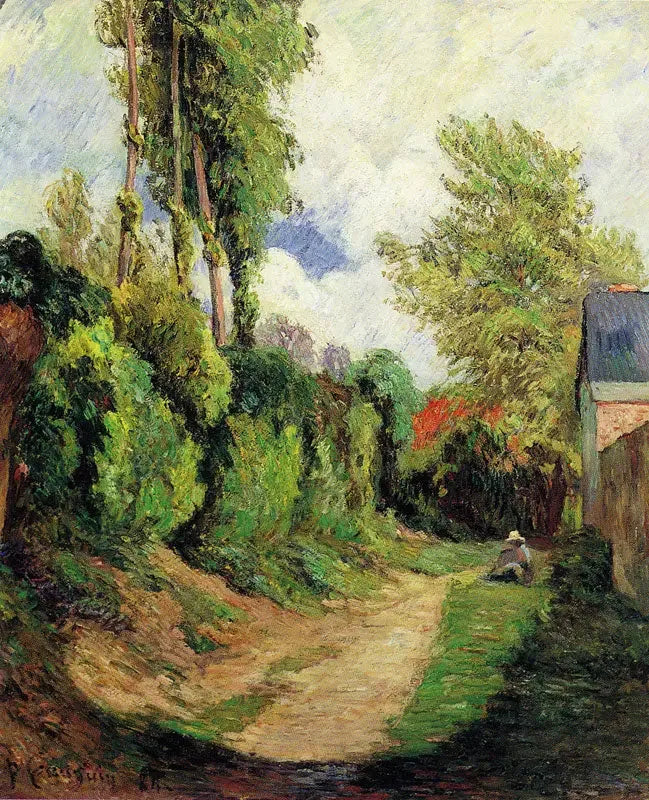 Wąska droga - Paul Gauguin