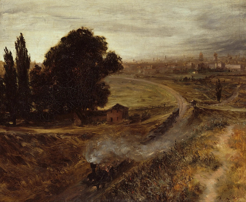 Droga kolejowa Berlin-Poczdam - Adolph von Menzel