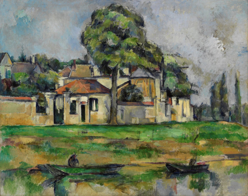 Droga holownicza nad brzegiem Marne w Créteil - Paul Cézanne
