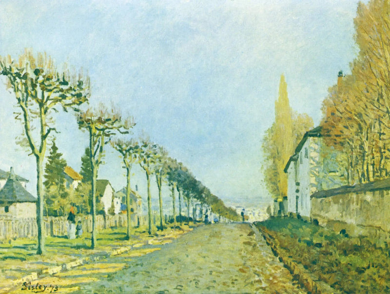 Droga do Maszyny, Louveciennes - Alfred Sisley