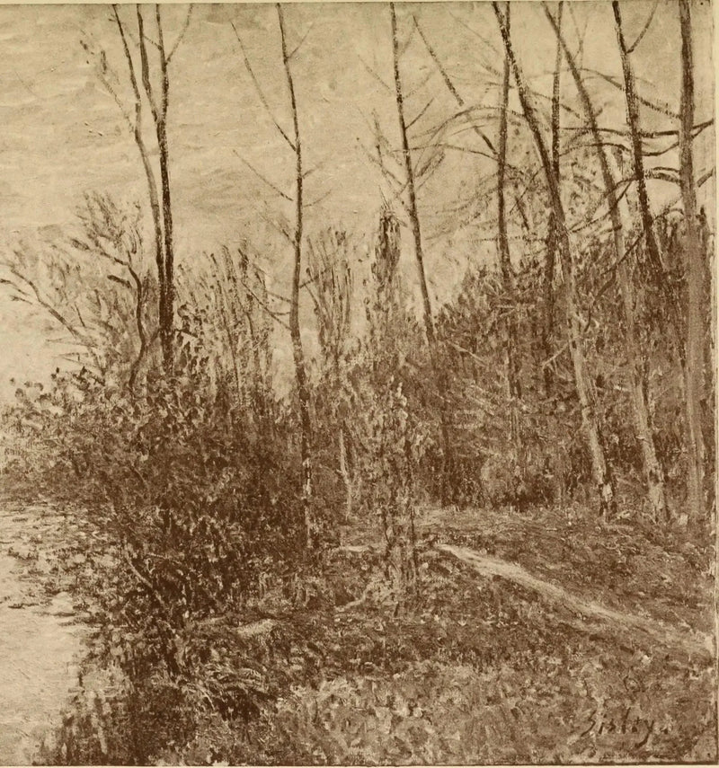 Droga Małych Łąk w By. Czas burzy - Alfred Sisley