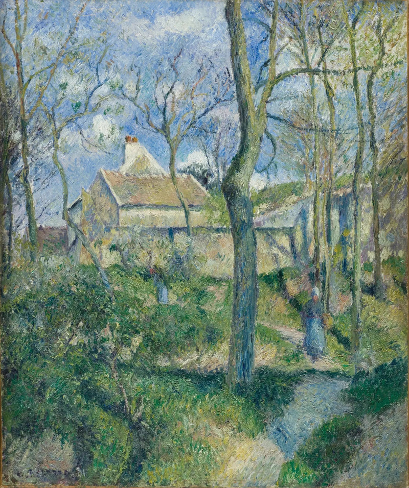 Droga do Pouilleux, Pontoise - Camille Pissarro