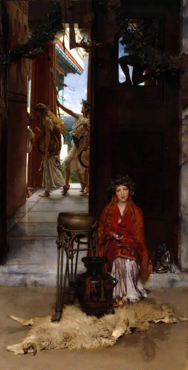 Droga do Świątyni - Lawrence Alma-Tadema