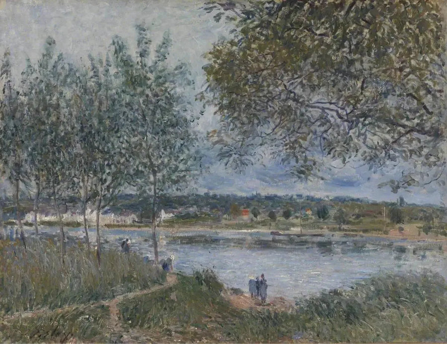 Stara droga promu w By - Alfred Sisley