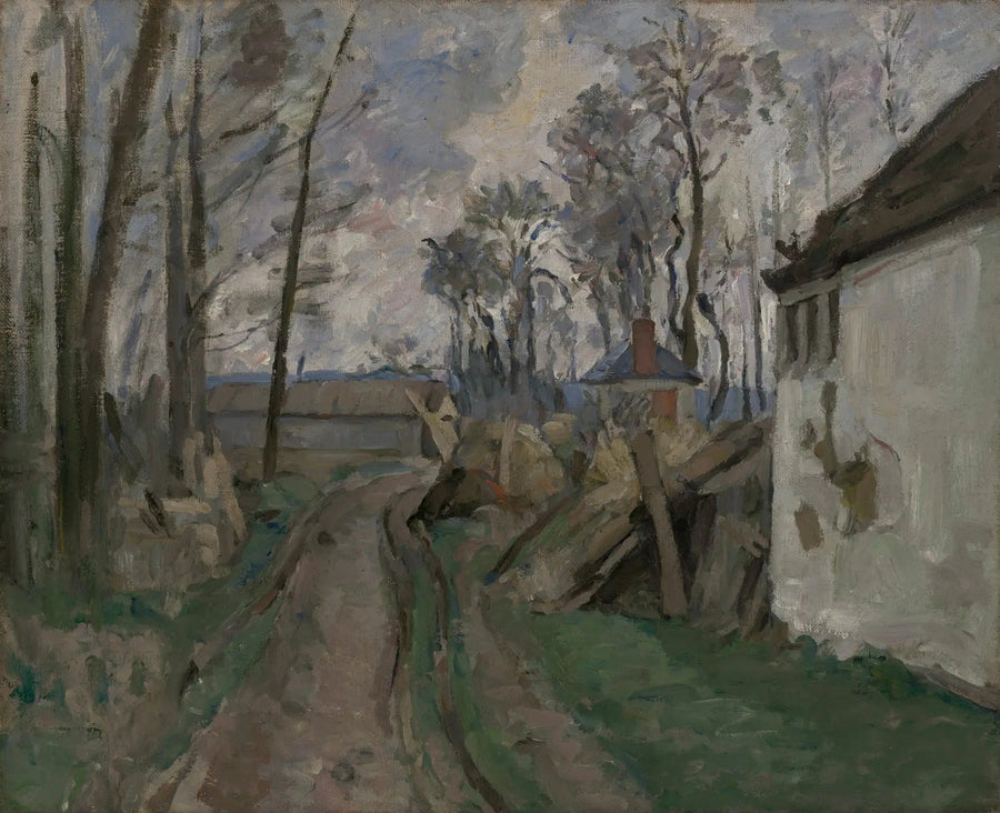 Droga do wioski - Paul Cézanne