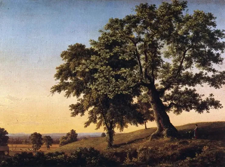 Dąb z Charte - Frederic Edwin Church