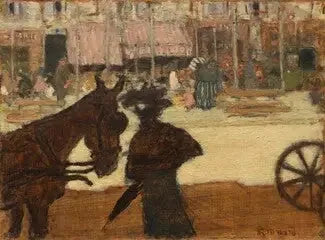 Powóz konny - Pierre Bonnard