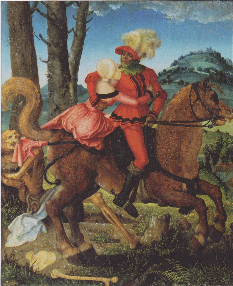 Rycerz, Młoda Kobieta i Śmierć - Hans Baldung Grien