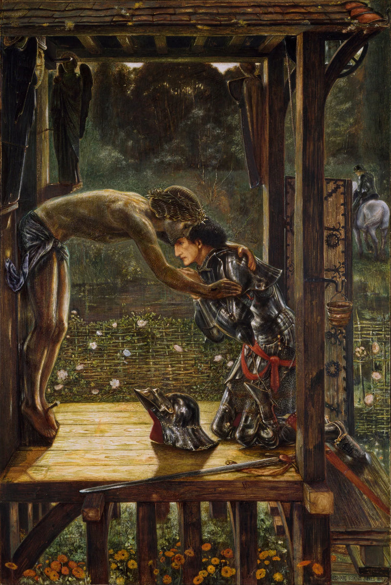Miłosierny rycerz - Edward Burne-Jones