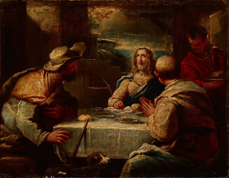 Chrystus w Emaus - Luca Giordano