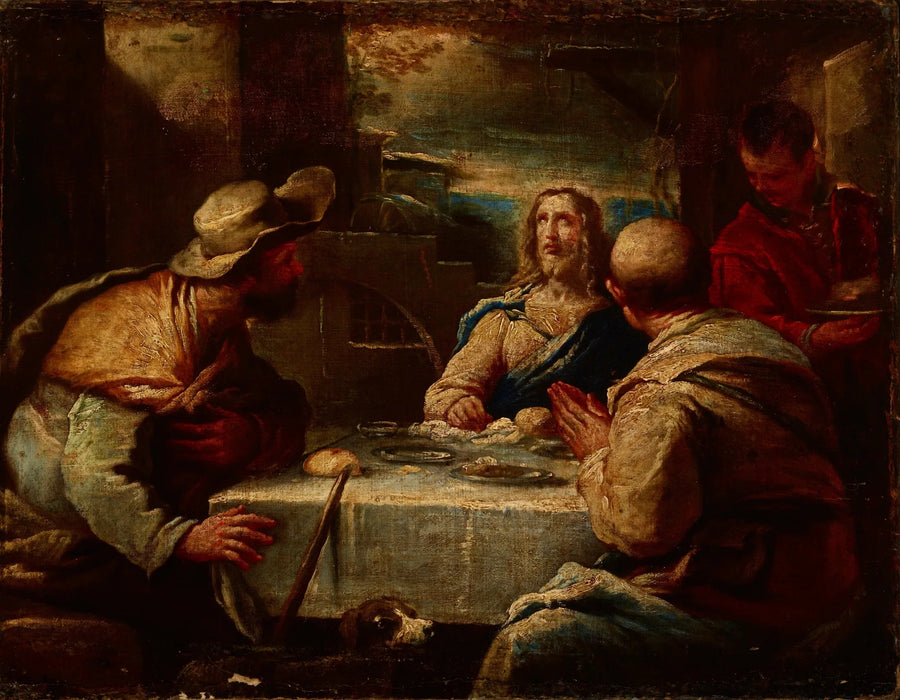Chrystus w Emaus - Luca Giordano