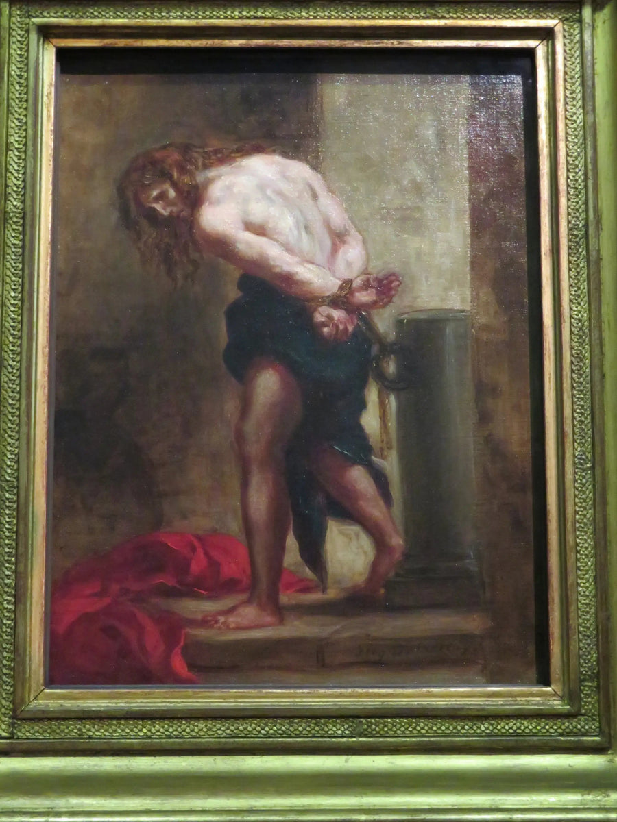 Chrystus przy kolumnie - Eugène Delacroix