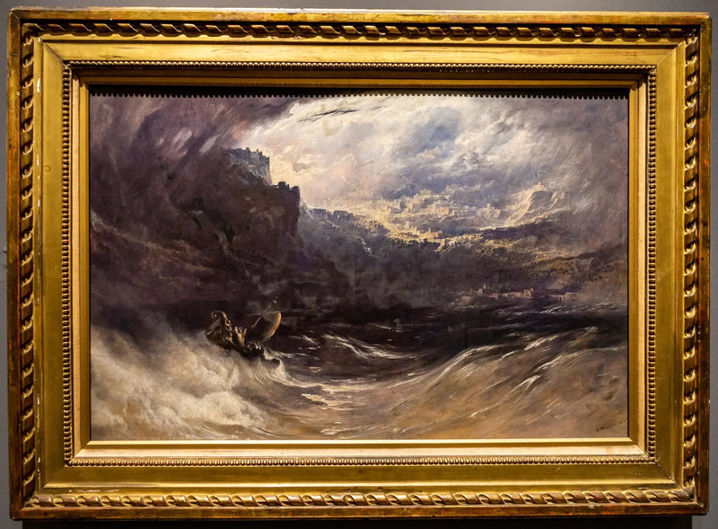 Chrystus uspokaja burzę - John Martin