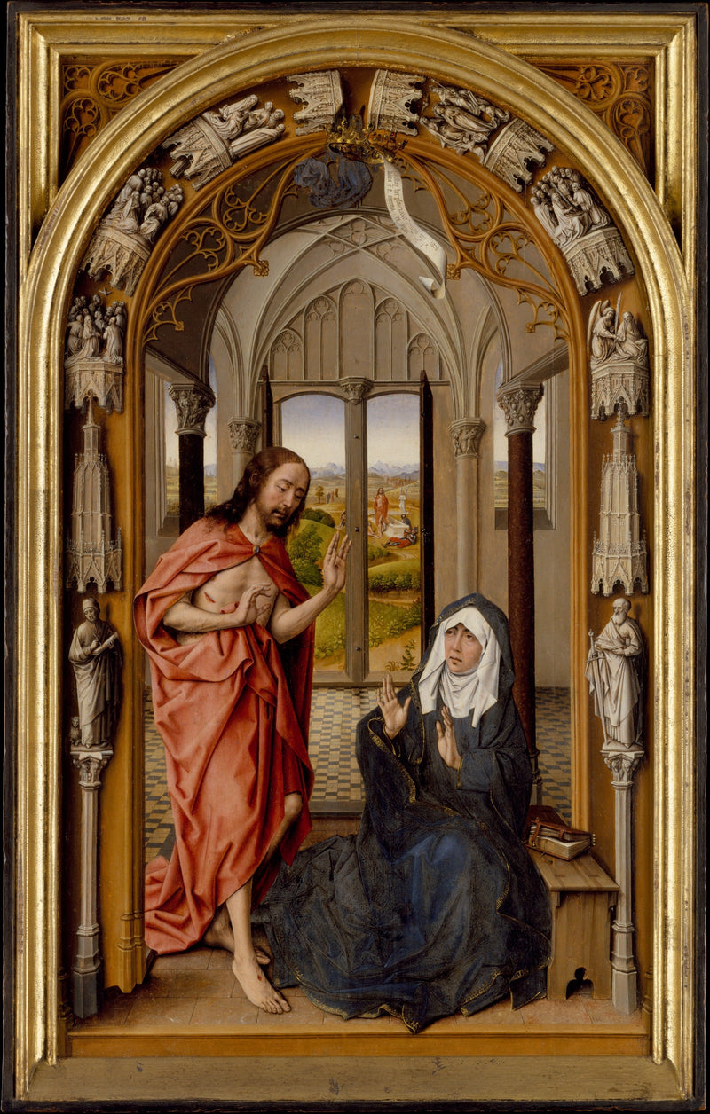 Chrystus objawiający się swojej matce - Juan de Flandes