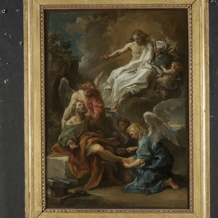 Chrystus objawiający się świętemu Ampeliuszowi - Pompeo Batoni