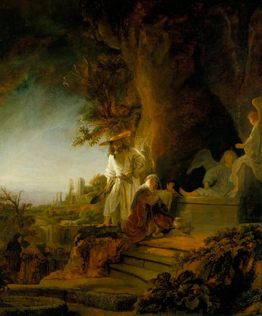 Chrystus ukazujący się jako ogrodnik Marii Magdalenie - Rembrandt