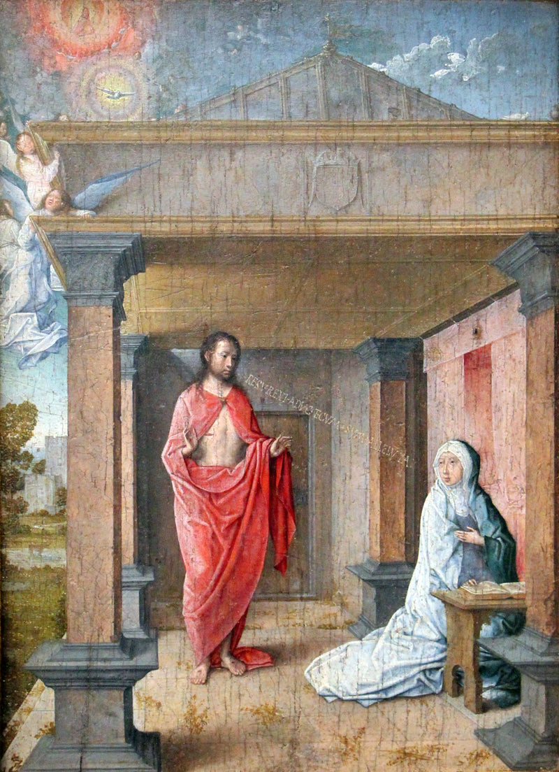 Chrystus ukazuje się Marii - Juan de Flandes
