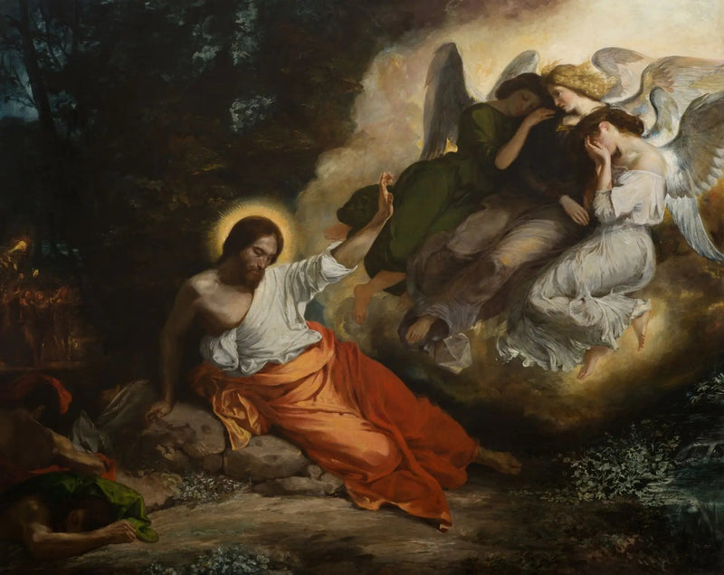 Chrystus w Ogrodzie Oliwnym - Eugène Delacroix