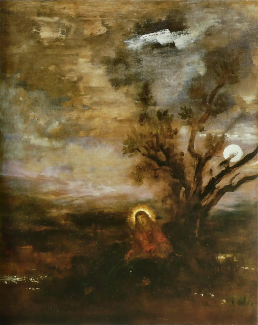 Chrystus w ogrodzie oliwnym - Gustave Moreau