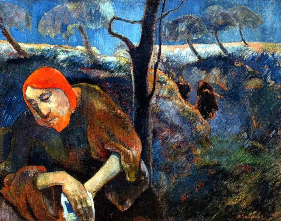 Chrystus w Ogrodzie Oliwnym - Paul Gauguin