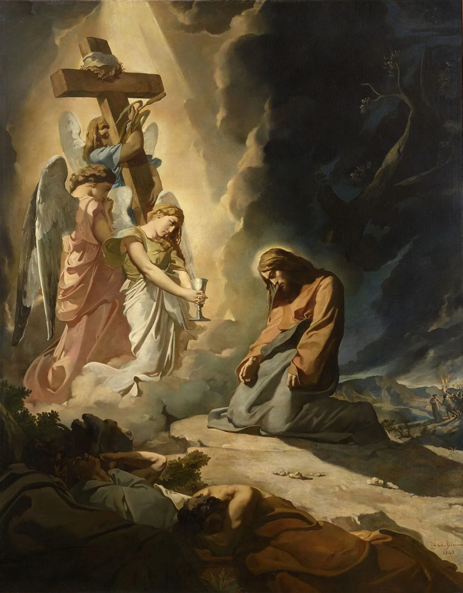 Chrystus w Ogrodzie Oliwnym - Théodore Chassériau