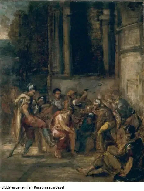 Chrystus w pretorium - Eugène Delacroix