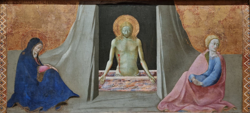 Chrystus w grobie - Mistrz z Osservanza