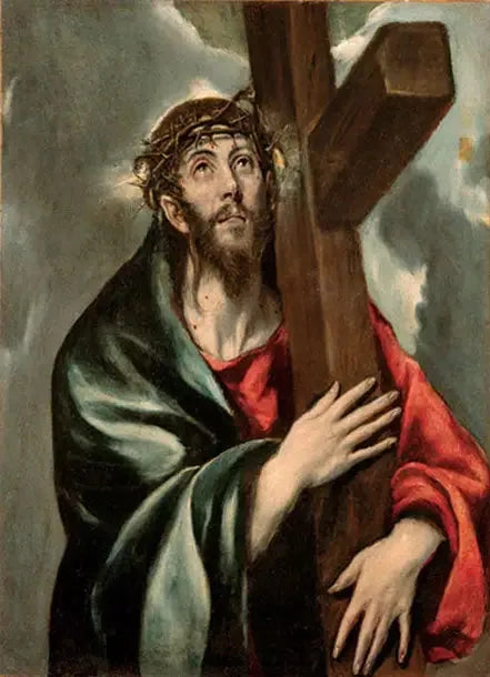 Chrystus z krzyżem - El Greco