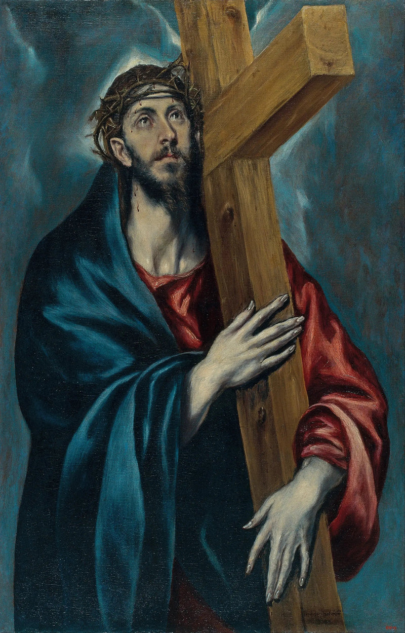 Chrystus z krzyżem - El Greco