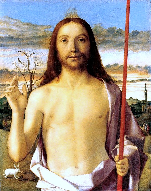 Chrystus błogosławiący - Giovanni Bellini