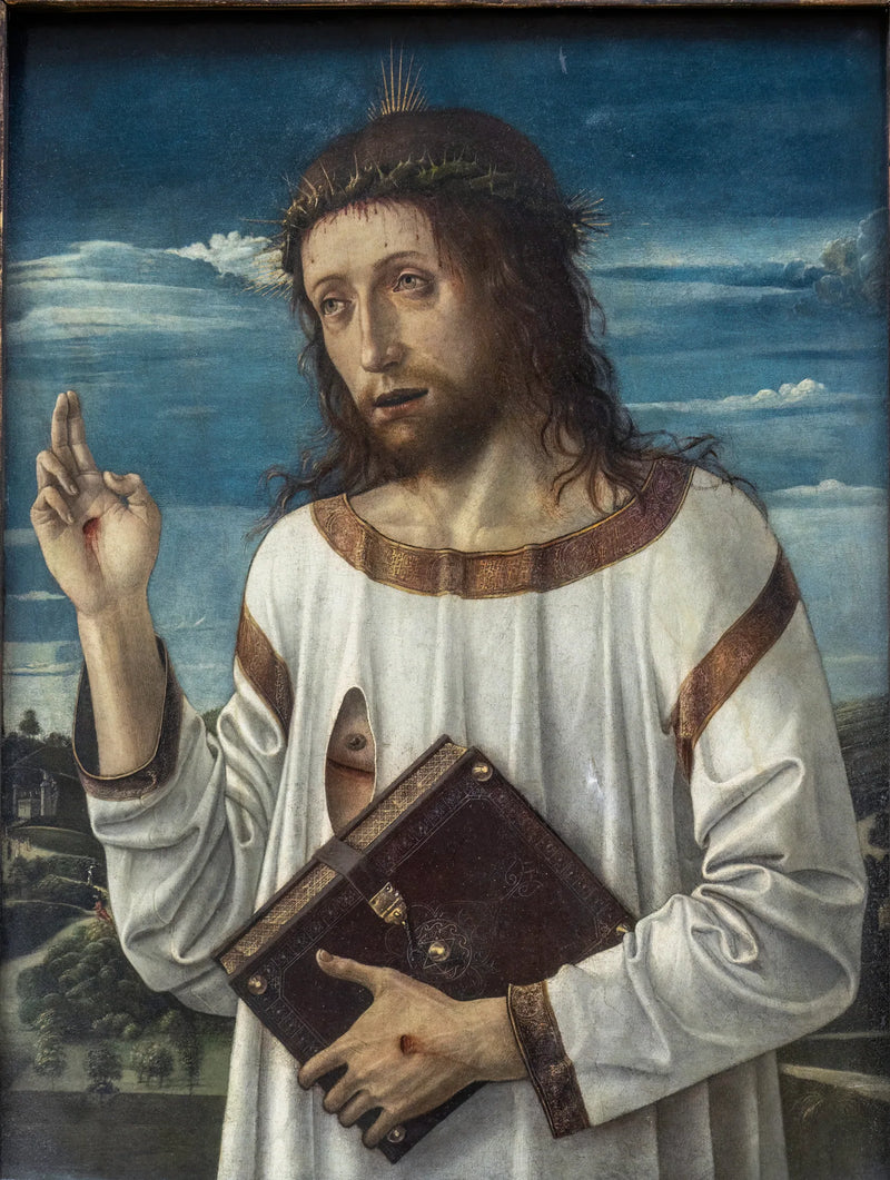 Chrystus błogosławiący - Giovanni Bellini