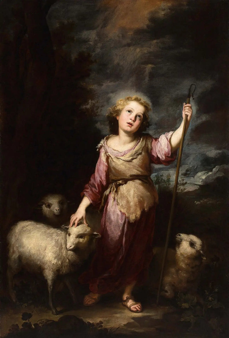 Dobry Chrystus Pasterz - Bartolomé Esteban Murillo