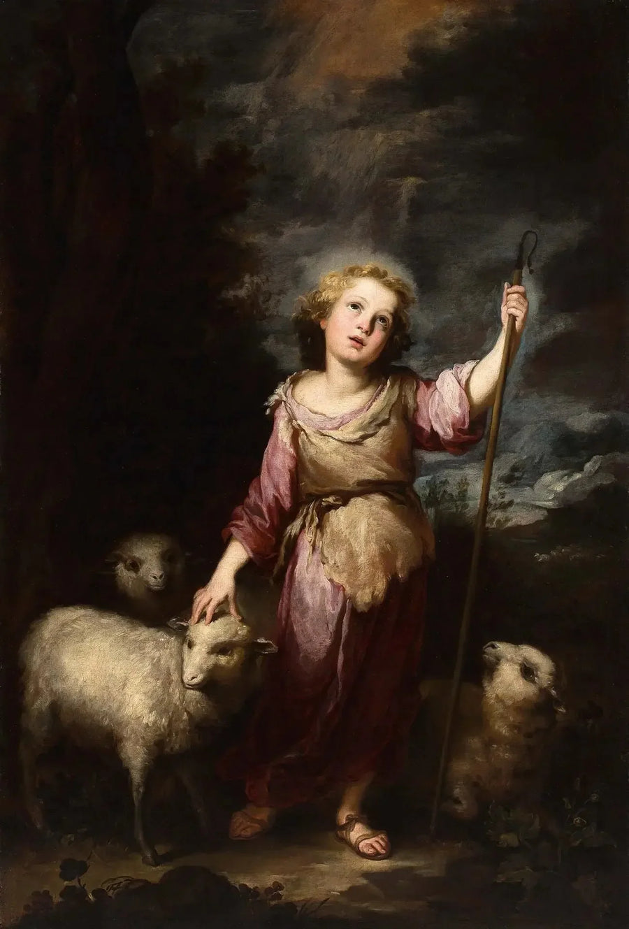 Dobry Chrystus Pasterz - Bartolomé Esteban Murillo