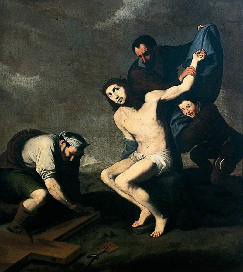 Chrystus ukrzyżowany na krzyżu - Jusepe de Ribera
