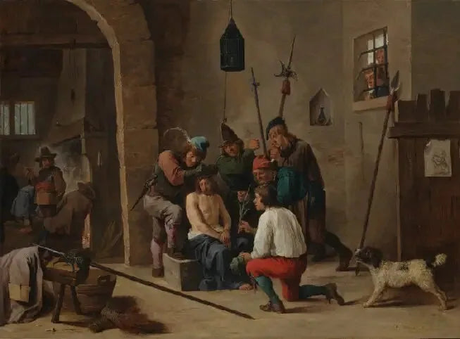 Chrystus z koroną cierniową - David Teniers Młodszy