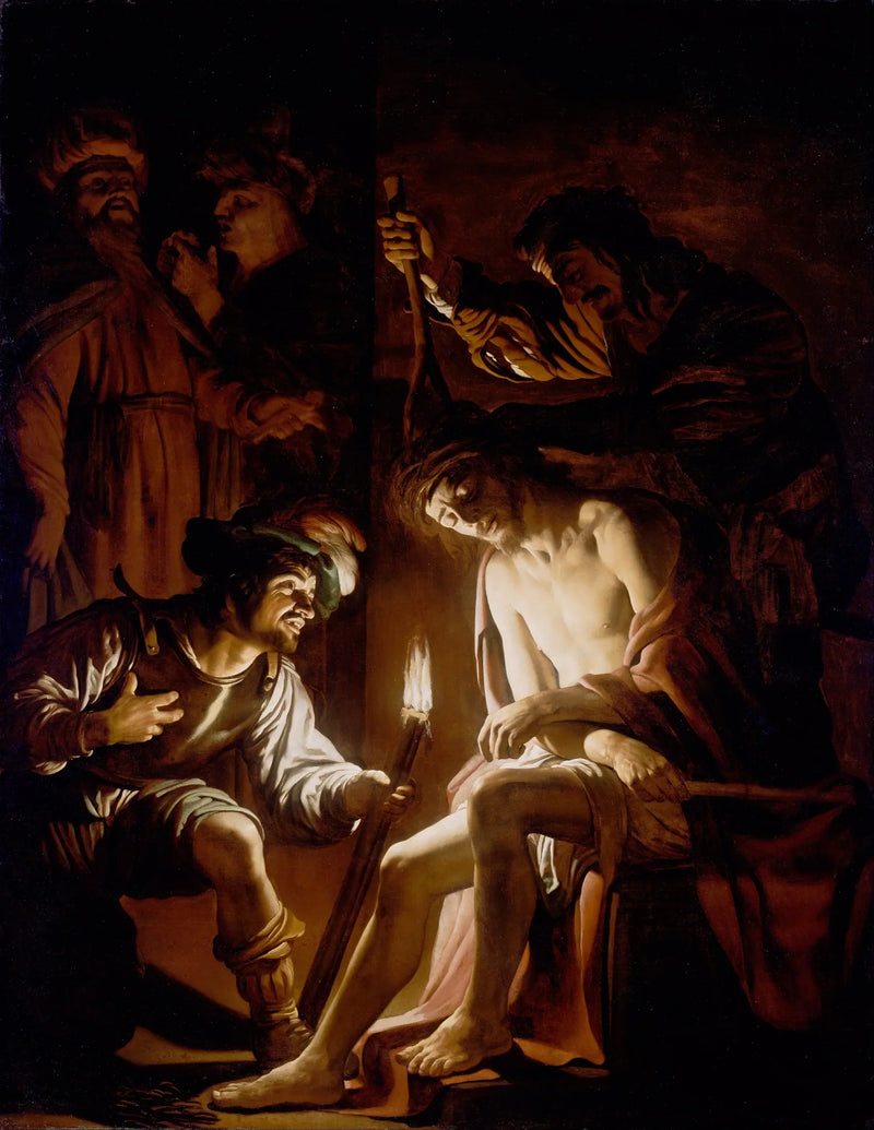 Chrystus z koroną cierniową - Gerrit van Honthorst