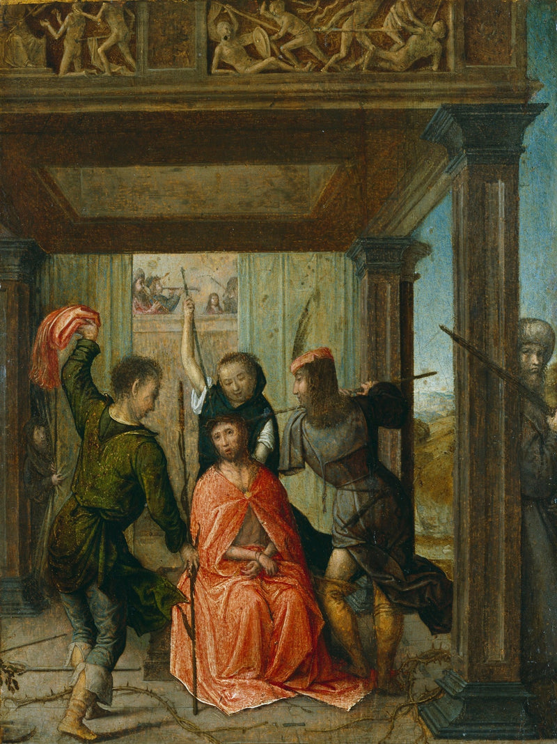Chrystus z koroną cierniową - Juan de Flandes