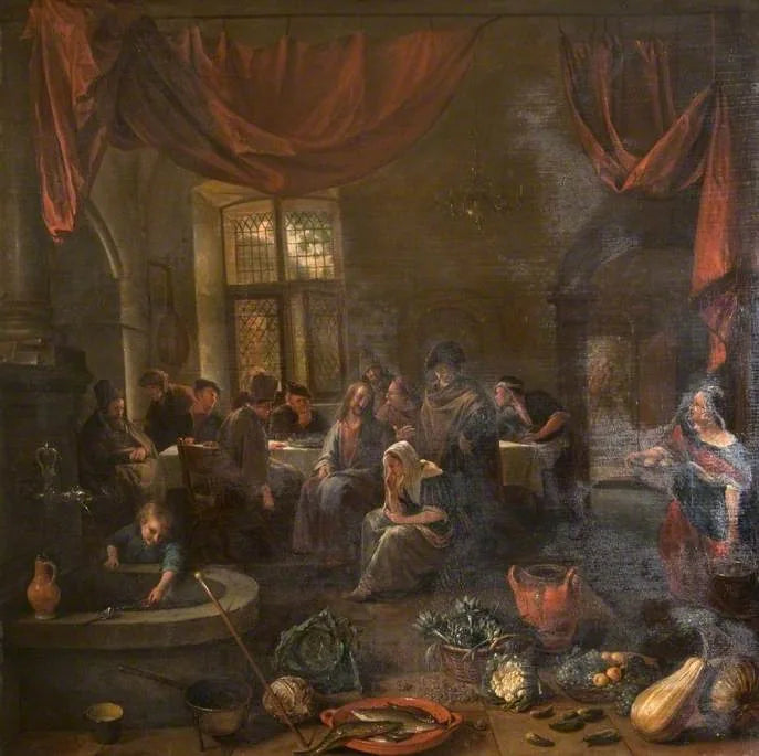Le Christ dans la maison de Marie et Marthe - Jan Steen