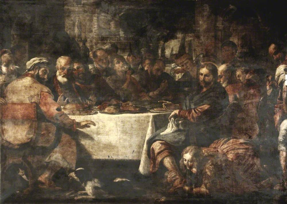 Le Christ dans la maison de Simon - Mattia Preti - Alpha Reproduction