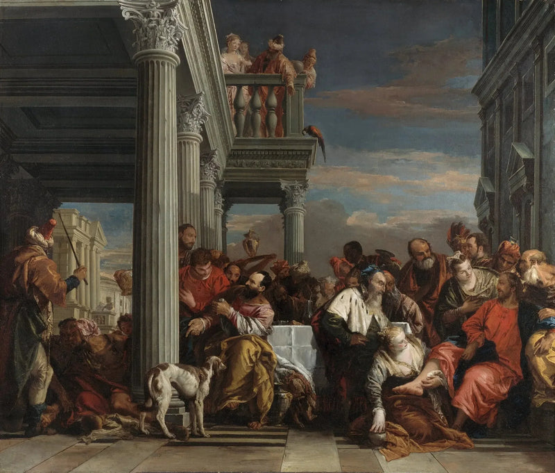 Chrystus w domu Szymona faryzeusza - Giovanni Battista Tiepolo