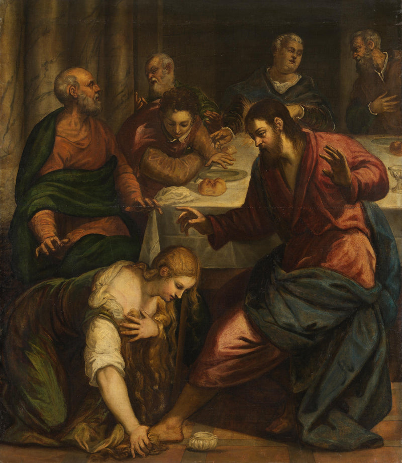 Chrystus w domu faryzeusza Szymona - Jacopo Tintoretto