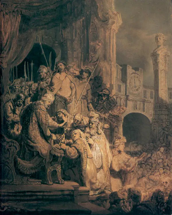 Chrystus przed Piłatem (Ecce Homo) - Rembrandt