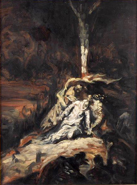 Chrystus na krzyżu, albo Maria pod krzyżem - Émile Bernard