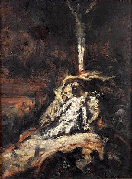 Chrystus na krzyżu, albo Maria pod krzyżem - Émile Bernard