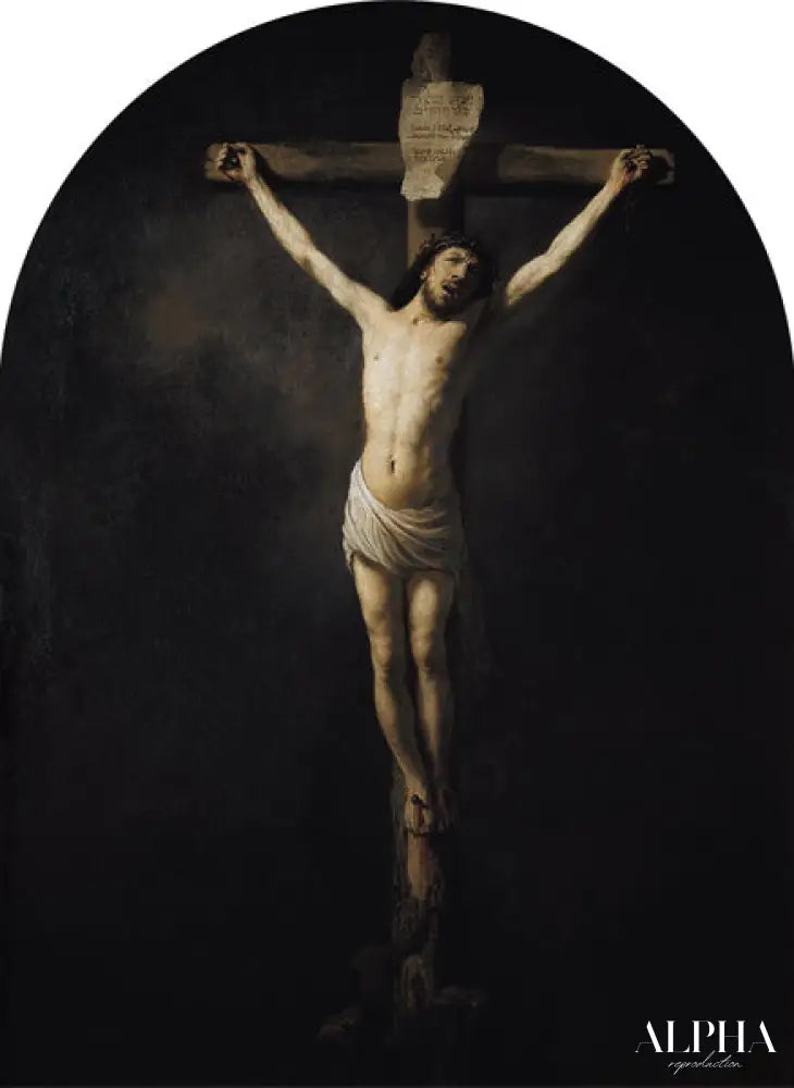 Le Christ en croix - Rembrandt van Rijn - Reproductions de tableaux et peintures haut de gamme