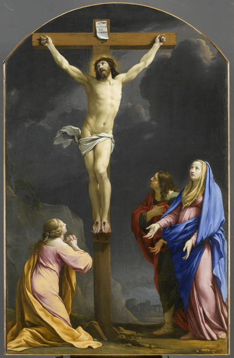 Chrystus na krzyżu - Simon Vouet